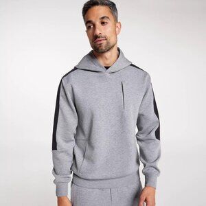 VRST Men's Pinnacle Fleece Hoodie, XXL, Mid Grey Heather
